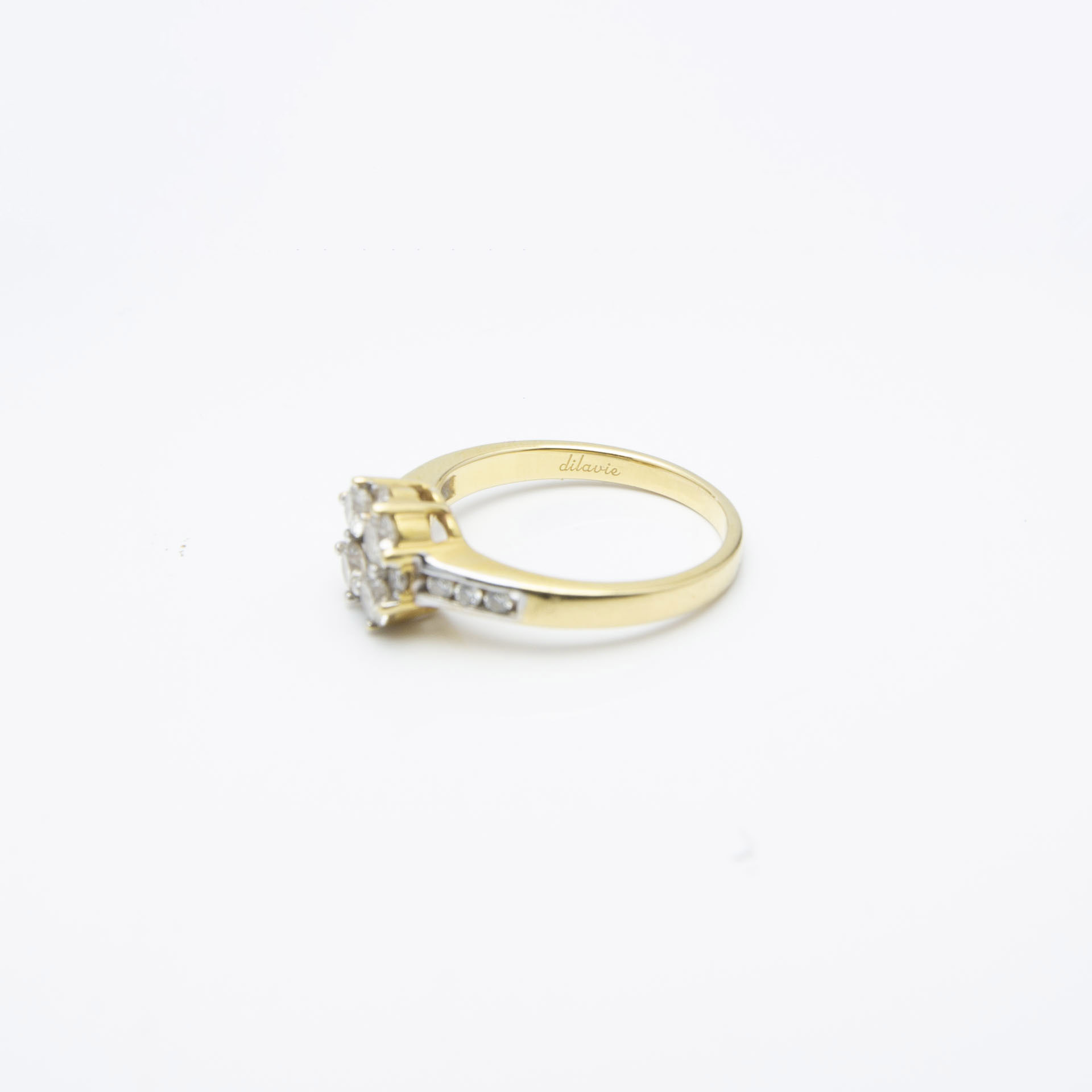 Diamond Cluster Ring - Image 11