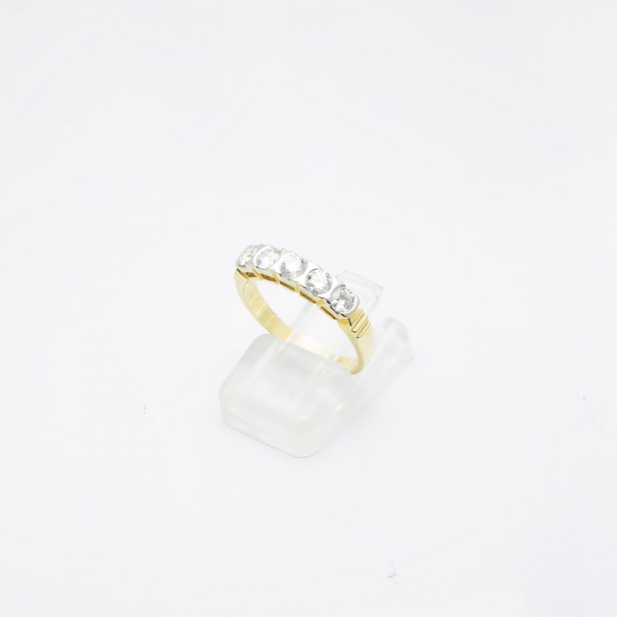 18K Gold Ring with Diamonds