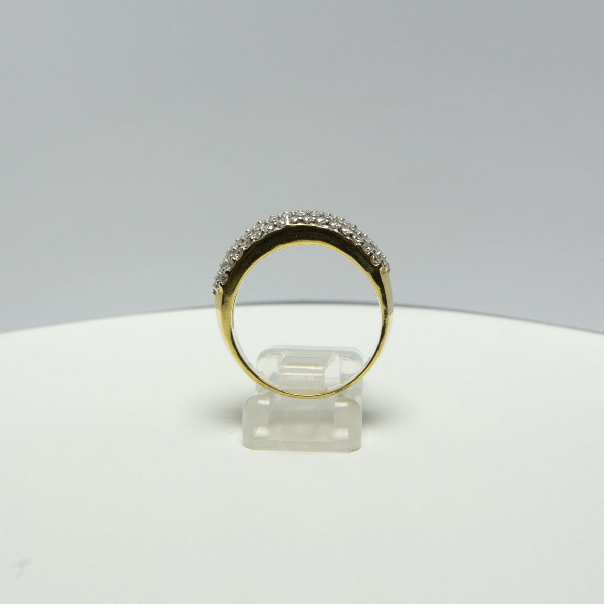 Diamond Cluster Gold Ring - Image 5